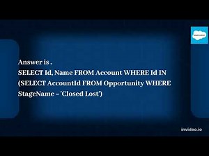 Salesforce Scenario Based SOQL Queries Part 1
