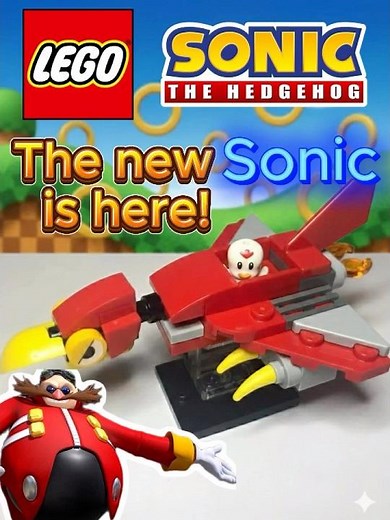 LEGO Sonic new for you😯🫵 (Balkiry attack⚔️🦅) #lego #legosonic #legostopmotion #sonicthehedgehog