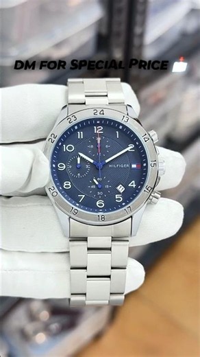 Tommy Hilfiger GMT: The Cleanest Navy Blue Dial! 🔥💼