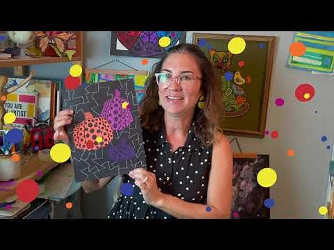 Yayoi Kusama Pumpkin Collage for Kids!