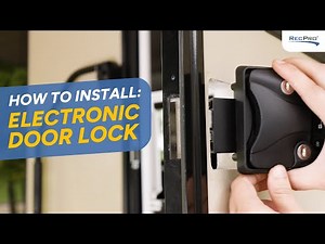 RV Electronic Door Lock Installation - Keep your RV SAFE with RecPro