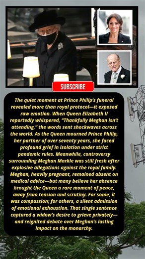 Why the Queen Was Relieved Meghan Stayed Away #RoyalShock #QueenElizabeth #PalaceDrama
