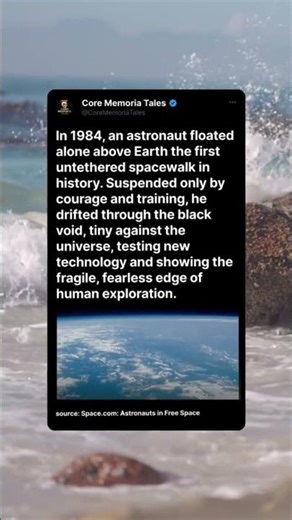 First Untethered Spacewalk