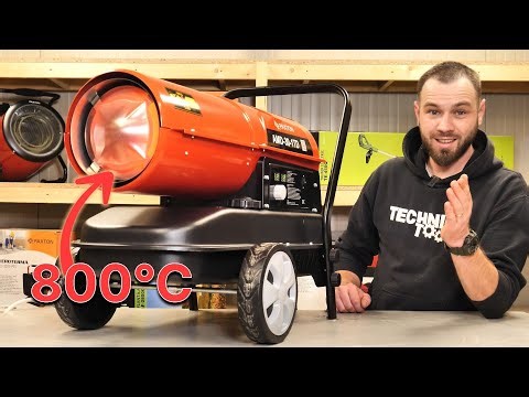 Tun de caldura pe motorina, aeroterma industriala Paxton AMD-30-1TD, cu ardere directa, 30 kW