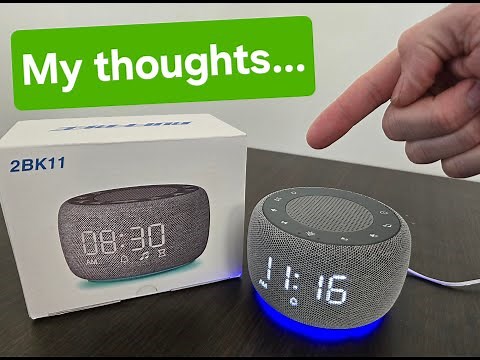Review of the Buffbee 2-in-1 Sound Machine & Alarm Clock