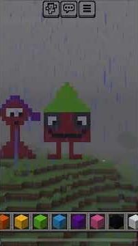 Counting by 16 numberblocks minecraft