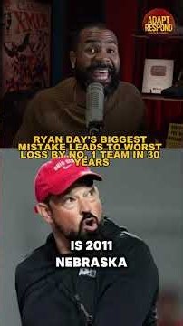 RYAN DAY'S BIGGEST MISTAKE LEADS TO WORST LOSS BY NO. 1 TEAM IN 30 YEARS