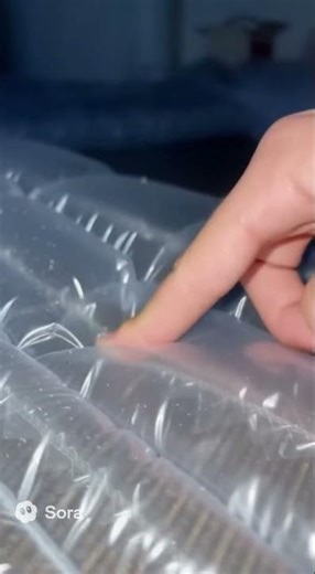 ASMR Popping Giant Air-Packed Bags #asmr #aivideo #ias