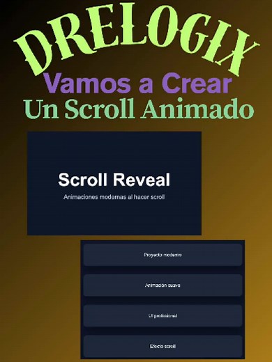 Animaciones Modernas al Hacer Scroll con HTML y JavaScript