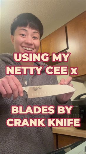 finadenne_neni on Instagram: "I absolutely love my Netty Cee x Blades by Crank super shinarp knife 😭🫶🏽♥️ Si Yu’us Ma’åse’ @nettyceeofficial and @frankthecrank for creating something so special for our people 🙏🏽 It adds a beautiful touch of home to the cooking process, filling our food, bellies, and hearts with love. This knife will be a big reason I start cooking more 😋 Hu guaiya hao!! And another shout out to my Uncle Jeff for the delicious @pika_time73 dinanche’!! 🌶️ #chamorro #chamoru 