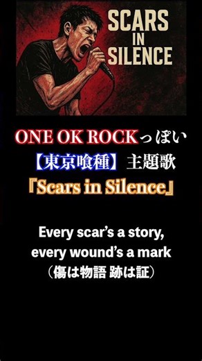 [SunoAI]ONE OK ROCKっぽい【東京喰種】主題歌『Scars in Silence』#sunoai