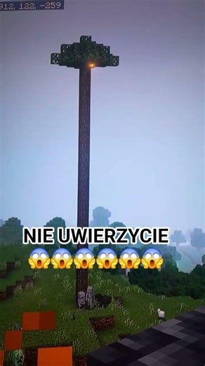 spotkałem dziwne drzewo w minecraft które zrobiło to..... (lepidodendron tree)