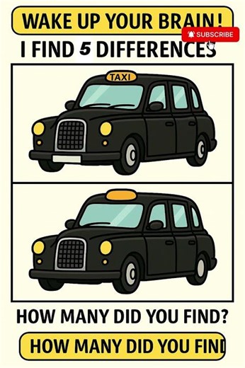 🚖 Find 3 Differences | London Taxi