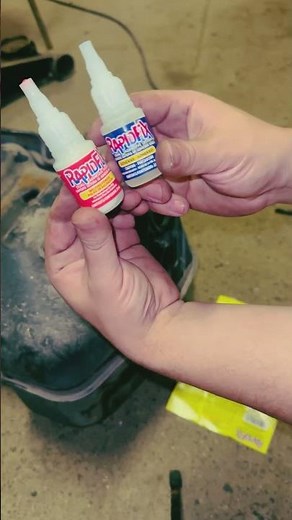 Rapid Fix duel system adhesive to repair plastic fuel tank, will it hold up? #mechanic #howto