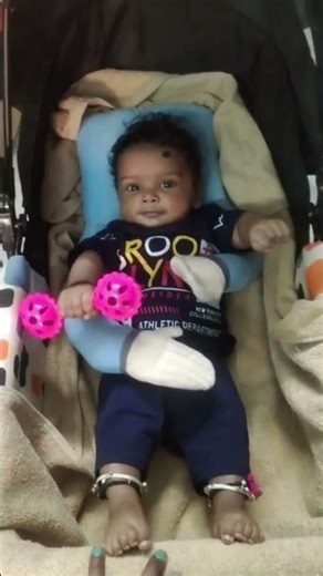 Little Baby Playing in Stroller 😊|Cute Baby in Stroller 😍
