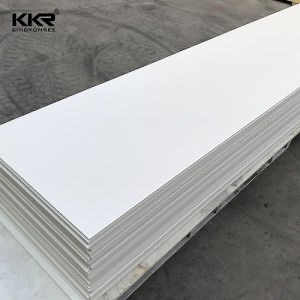 [Hot Item] Wholesale Glacier White Acrylic Resin Stone Sheets Solid Surface for Kitchen Worktop