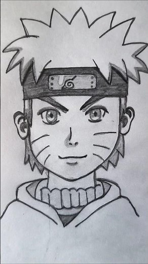 Naruto Pencil Sketch ✏️ | Easy Anime Drawing Tutorial | Naruto Uzumaki Art
