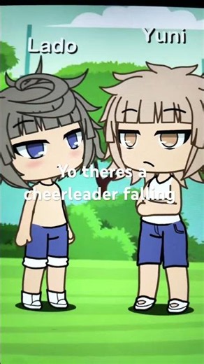 Falling #gacha cheerleader, not mine ￼