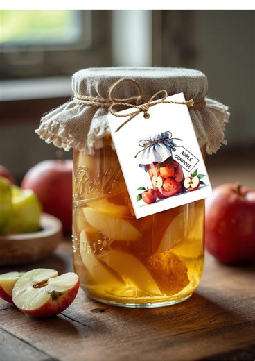 Printable Rustic Juice & Compote Jar Labels Bundle, Canning Labels PDF - Etsy