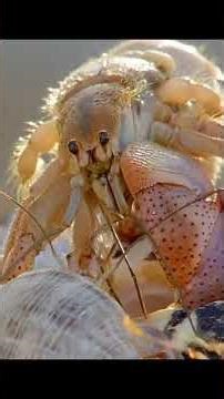 The little crabs are having an orderly house-swapping party—well, maybe. #wildlife #animals