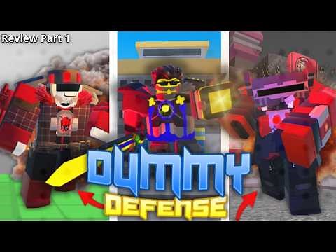 I Beat Every Mode In Dummy Defense |🤖 DD Review Series Part 1 🔎