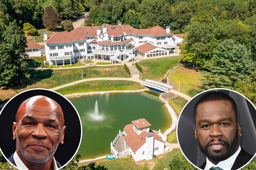 Mike Tyson and 50 Cent’s former Connecticut mansion asks $9.9M — with 7 kitchens, a nightclub and a casino