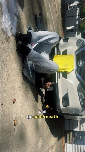 How to install front bumper lips splitter spoiler#automobile #autofix #frontbumper #carshortsvideo