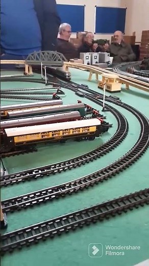 Triang TT layout at Beckenham vintage model railway show, filmed by Mangley Town