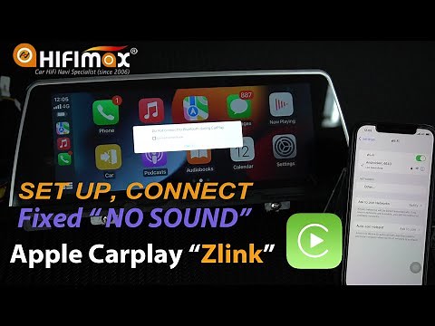 How to connect Wireless Apple CarPlay Zlink fixed "No Sound" Apple Carplay set up Troubleshoot!