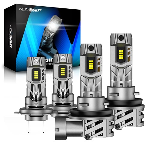 2006-2018 Ford Fusion LED Headlight Bulbs Conversion Kits H11 H7 Replace Halogen Headlamp Pace of 4