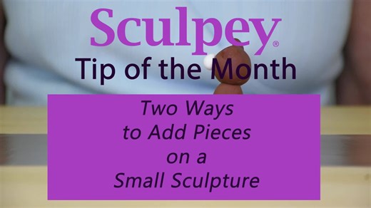 Looking for the best way to attach pieces onto your small clay sculpture? Have a look at this quick tip video, where we show you two easy ways to secure pieces to your Sculpey polymer clay creations! | Sculpey | Facebook