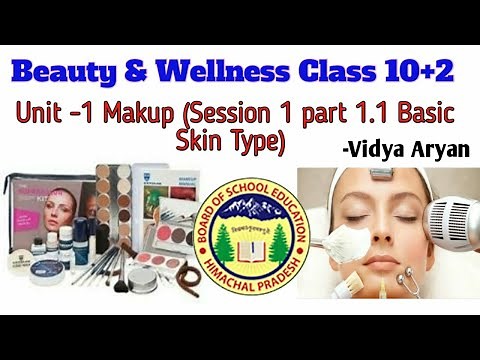 Beauty and wellness class 12th unit 1 session 1 part 1.1 basic skin types