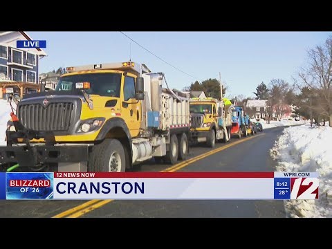 Plows from Pennsylvania arrive in Cranston