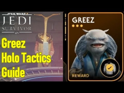 Star Wars Jedi Survivor holo tactics Greez guide / walkthrough, how to beat Greez consistently
