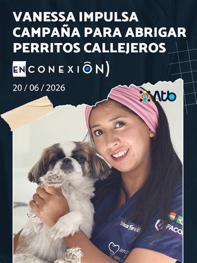 Vanessa, una profesional de la odontología, lidera una iniciativa solidaria para proteger del frío a perritos en situación de calle. Como parte de la iniciativa, ofrecerá una consulta dental gratuita a quienes donen una prenda para ayudar a proteger a los animalitos del frío. #EnConexión #ATBMedia #ATBInforma #Vanessa #Dentista #PerritosCallejeros #Campaña #Solidaridas #Odontología #Frío #Mascotas #VideoViral