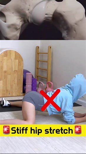 Stiff hip stretch🐸frog pose #hipstretch #hippain