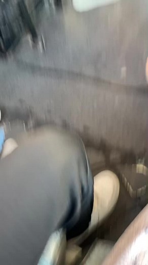 Woman in Stunning Red Dress Captivates Bus Passengers