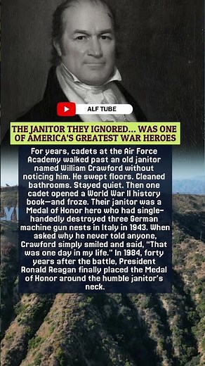 THE JANITOR THEY IGNORED… WAS ONE OF AMERICA’S GREATEST WAR HEROES