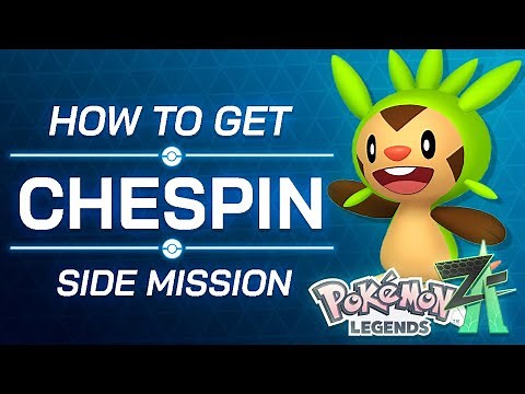 How to Get Chespin in Pokemon Legends Z-A! (Side Mission)