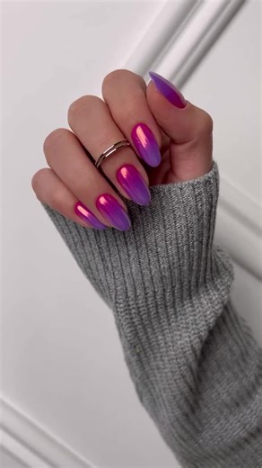 Ombre Chrome Nails 💅 ✨️ Follow & Subscribe for more💗 #nailinspo #nails #nailtutorial #viral #fyp
