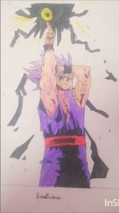 Drawing Beast Gohan (colouring).Thanks for 194 subscribers😊#fypシ゚ #explore #drawing