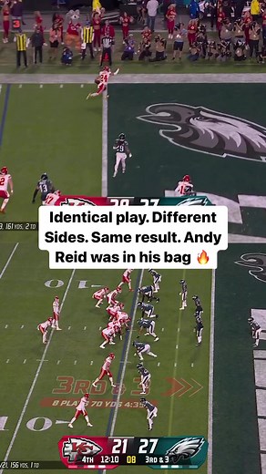 The Chiefs scored on back-to-back, goal-line, wide-open touchdowns on identical plays in the 4th quarter. Masterful coaching 👏 | NFL