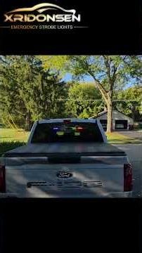 XRIDONSEN Dash/Side/Front/Rear Red and Blue Police Lights for Truck Vehicles #police #policecar