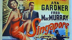 Singapore 1947 with Fred MacMurray, Ava Gardner, Richard Haydn and Richard Culver.