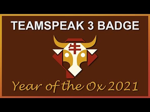 Year of the Ox 2021 - Teamspeak 3 Badge Code (NEW)