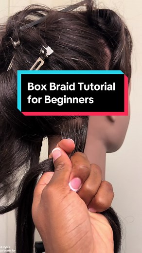 Box braid styles How to do box braids for beginners Easy box braids for beginners How to do box braids Box braid’s tutorial How to do box braids with extensions