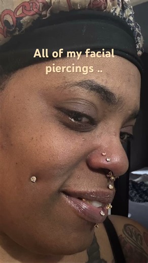 A look into facial piercings