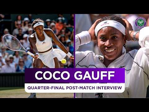 "Pretty insane honestly" | Coco Gauff | Quarter-Finals Post-match Interview | Wimbledon 2026