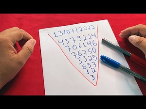 🍀 PIRÂMIDE DA SORTE REVELA SEUS NÚMEROS DA SORTE 🤑 Numerologia do Dia para Ter Sorte Sempre