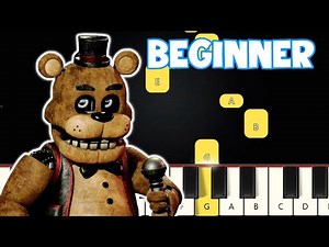 Five Nights at Freddy's Song | Beginner Piano Tutorial | Easy Piano